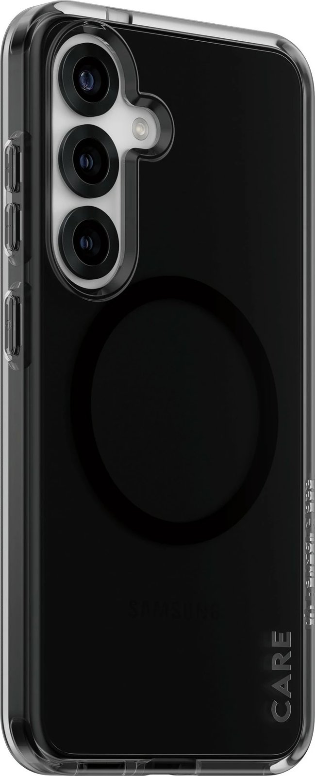 Mbështjellës PanzerGlass CARE Flagship, Galaxy S25, QI compatible, i zi