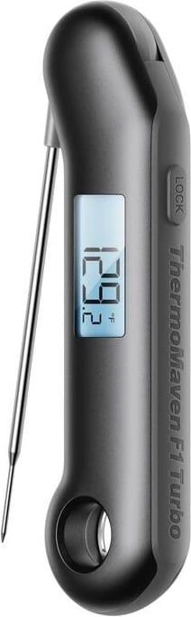 Termometër dore ThermoMaven F1 Turbo me sondë, i zi
