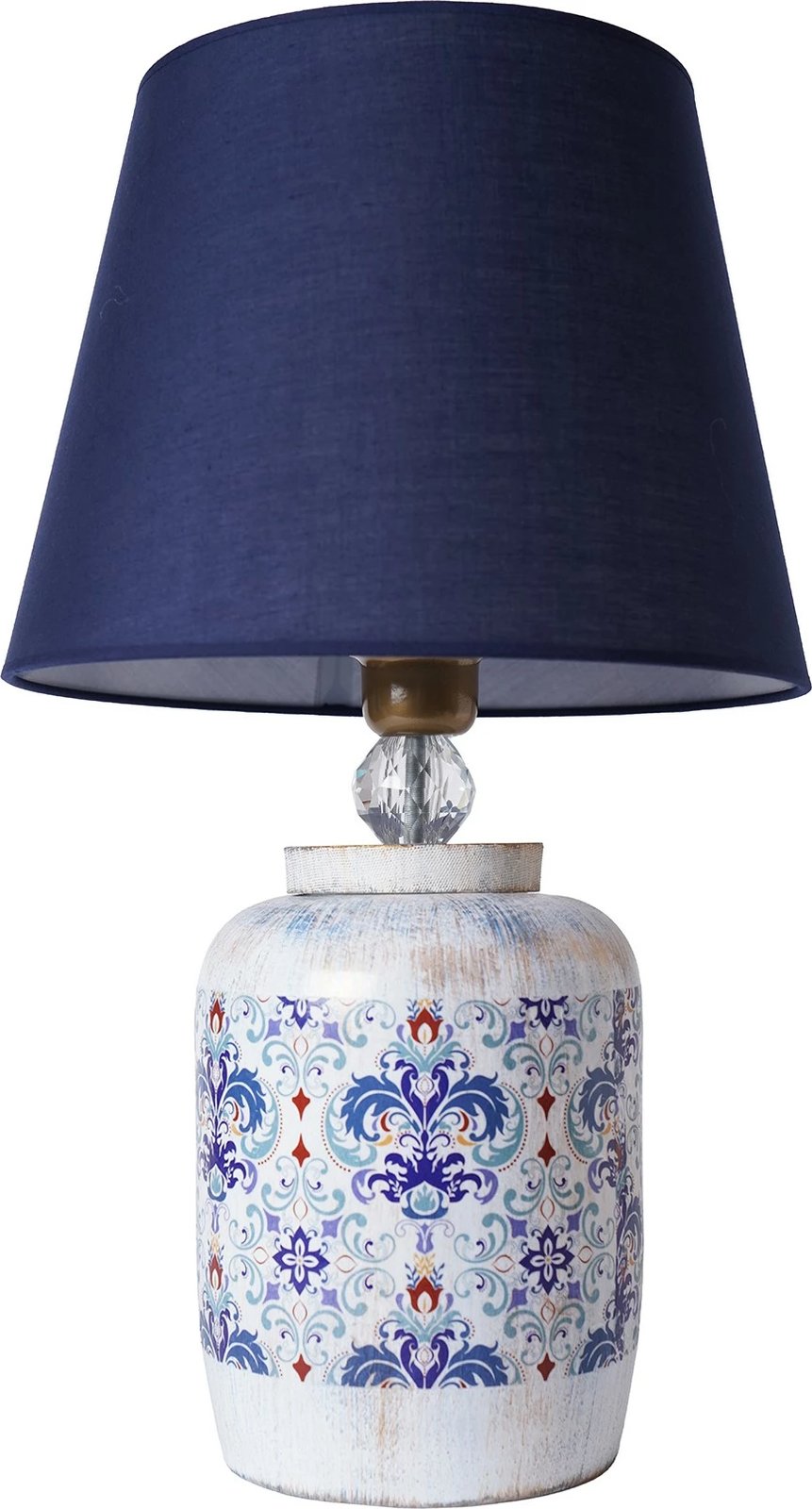 Llambë tavoline Opviq, qeramike, ngjyrë kaltër, YL509