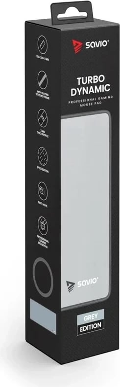 Mauspad Savio Turbo Dynamic L, 700x300x3mm, Grey Edition