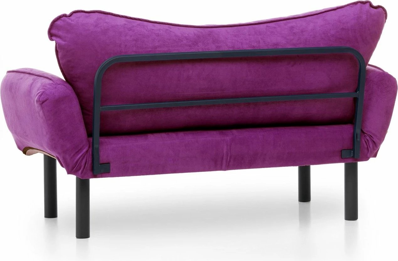 Divan-krevat 2 vende, Atelier del Sofa, Chatto, ngjyrë vjollcë