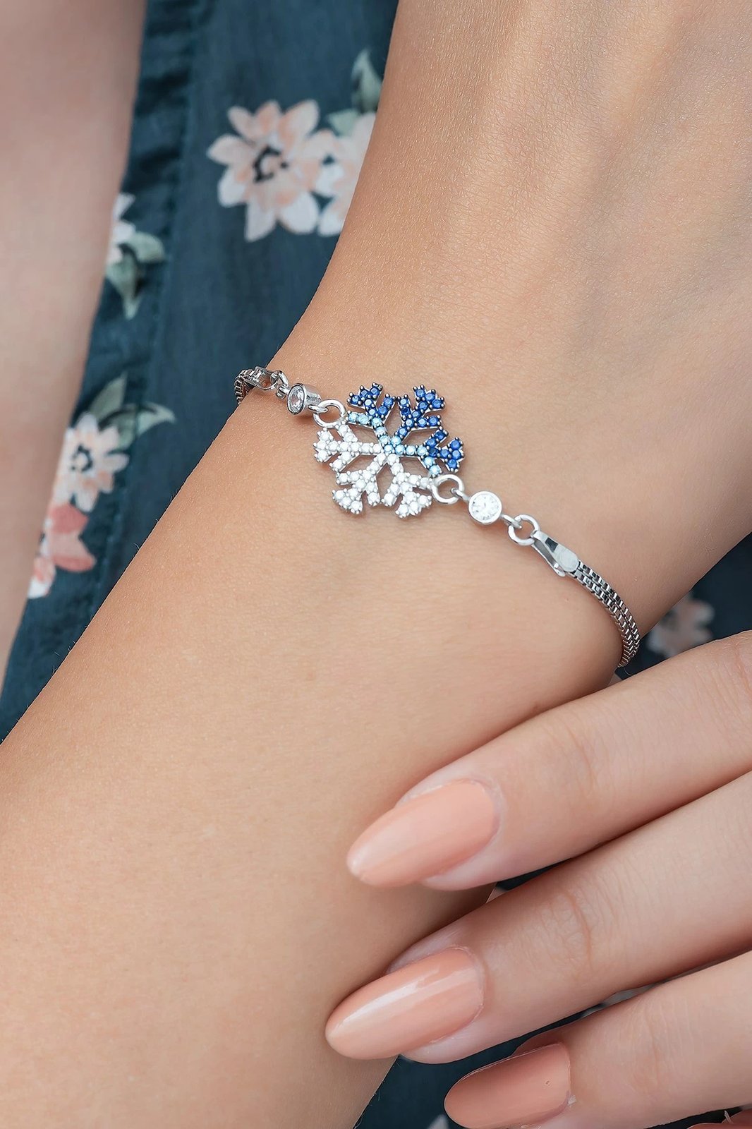 Byzylyk argjendi, Jumeon, TRDYL819, ngjyrë argjendi, kaltër e bardhë