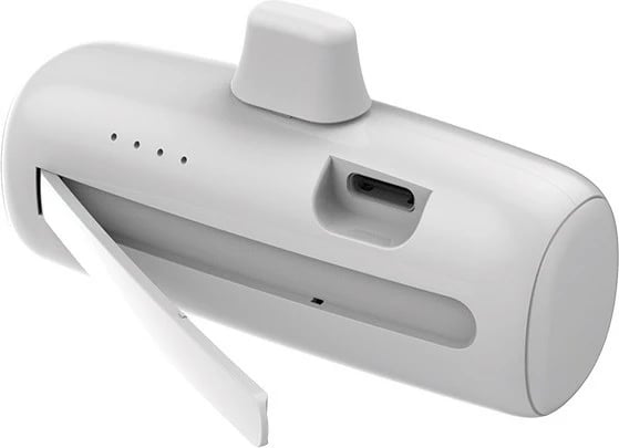 Powerbank Rebeltec P5 PLUG-IN 5000mAh, USB-C, Bardhë