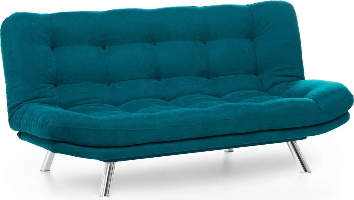 Krevat-sofa treshe, Misa, ngjyrë jeshile petrol