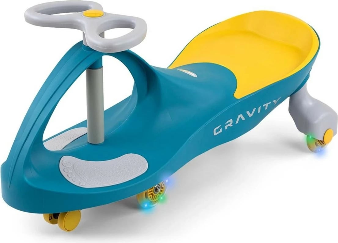 Lodër ride-on Milly Mally Gravity Gaiter, 4 rrota, Gjelbër/Verdhë