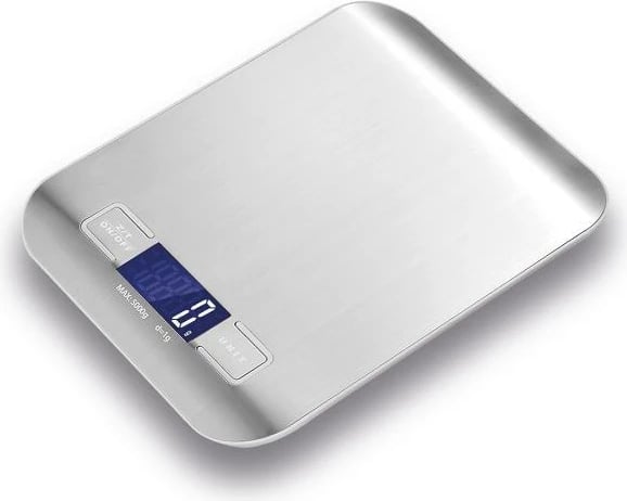 Peshore digjitale kuzhine EUROLAMP, deri 5Kg, Gri Metalike