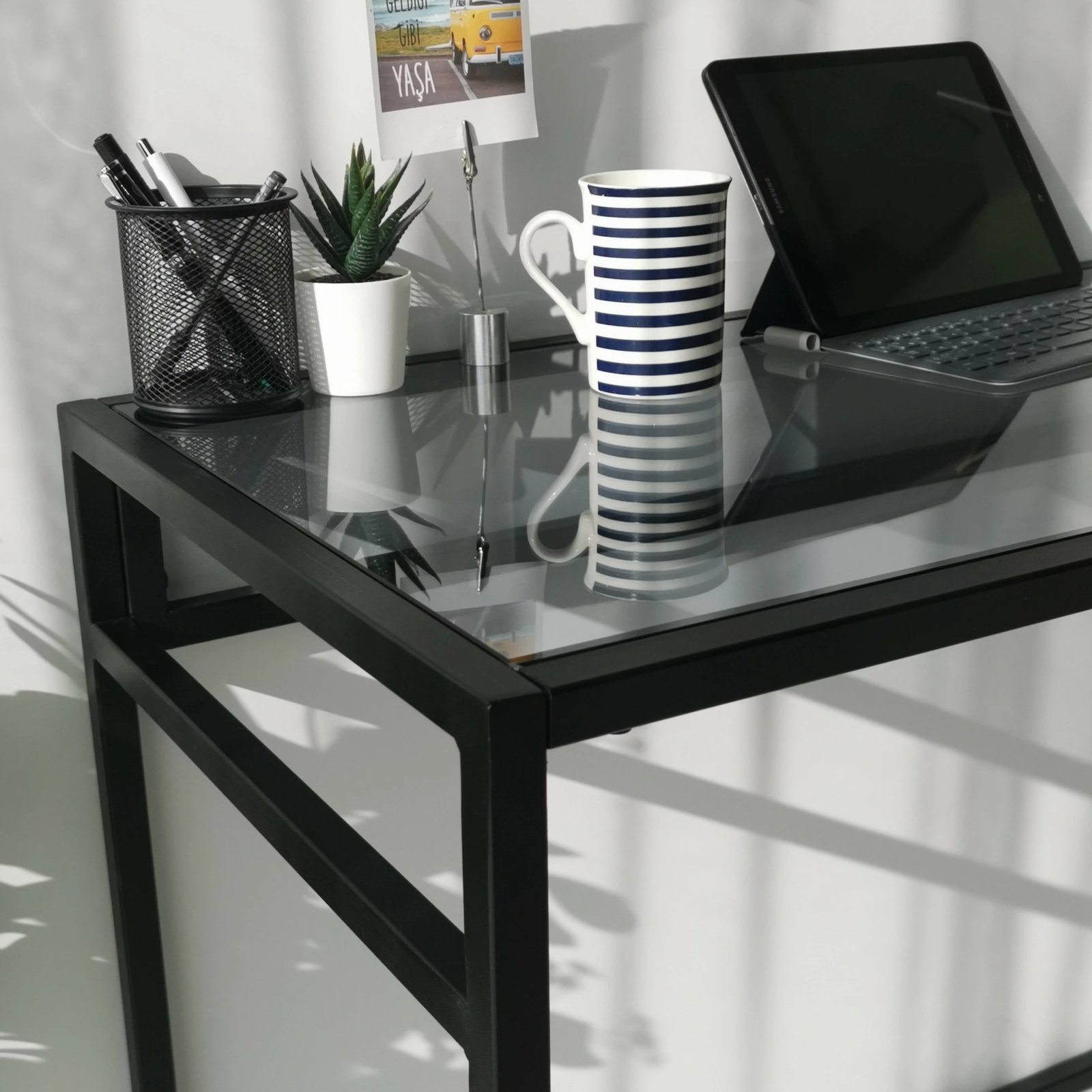 Tavolinë studimi Hanah Home, Network Çalışma Masası, 100x45cm, M100F