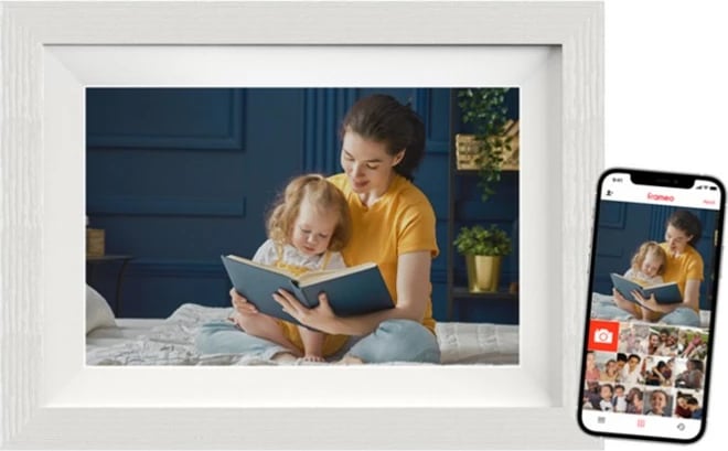 Kornizë digjitale Braun DigiFrame 10W, 10.1 inç, 32GB, WiFi, e bardhë