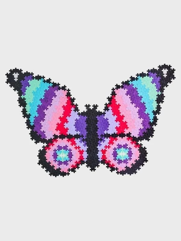 Puzzle bllokësh Plus-Plus Butterfly 800 copë, Shumëngjyrësh
