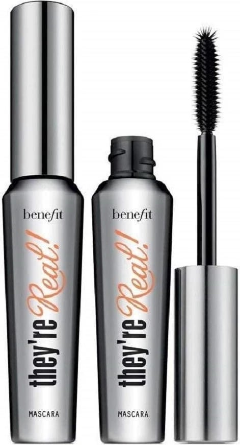 Maskarë për femra Benefit Lashes With Altitude Travel Set They’re Real! e zezë 2x8.5g