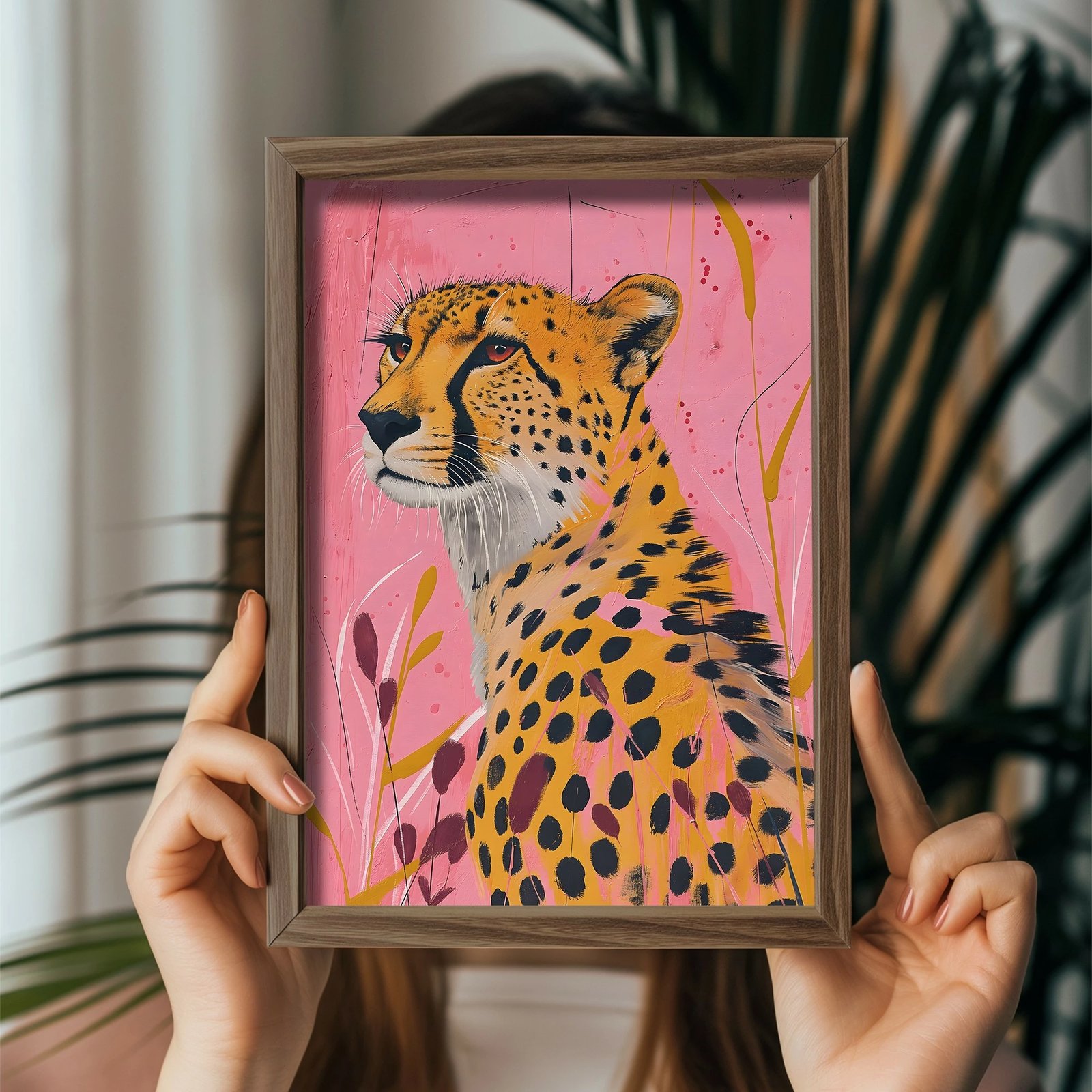 Pikturë dekorative me kornizë, MDF, shumëngjyrëshe, GE138-L