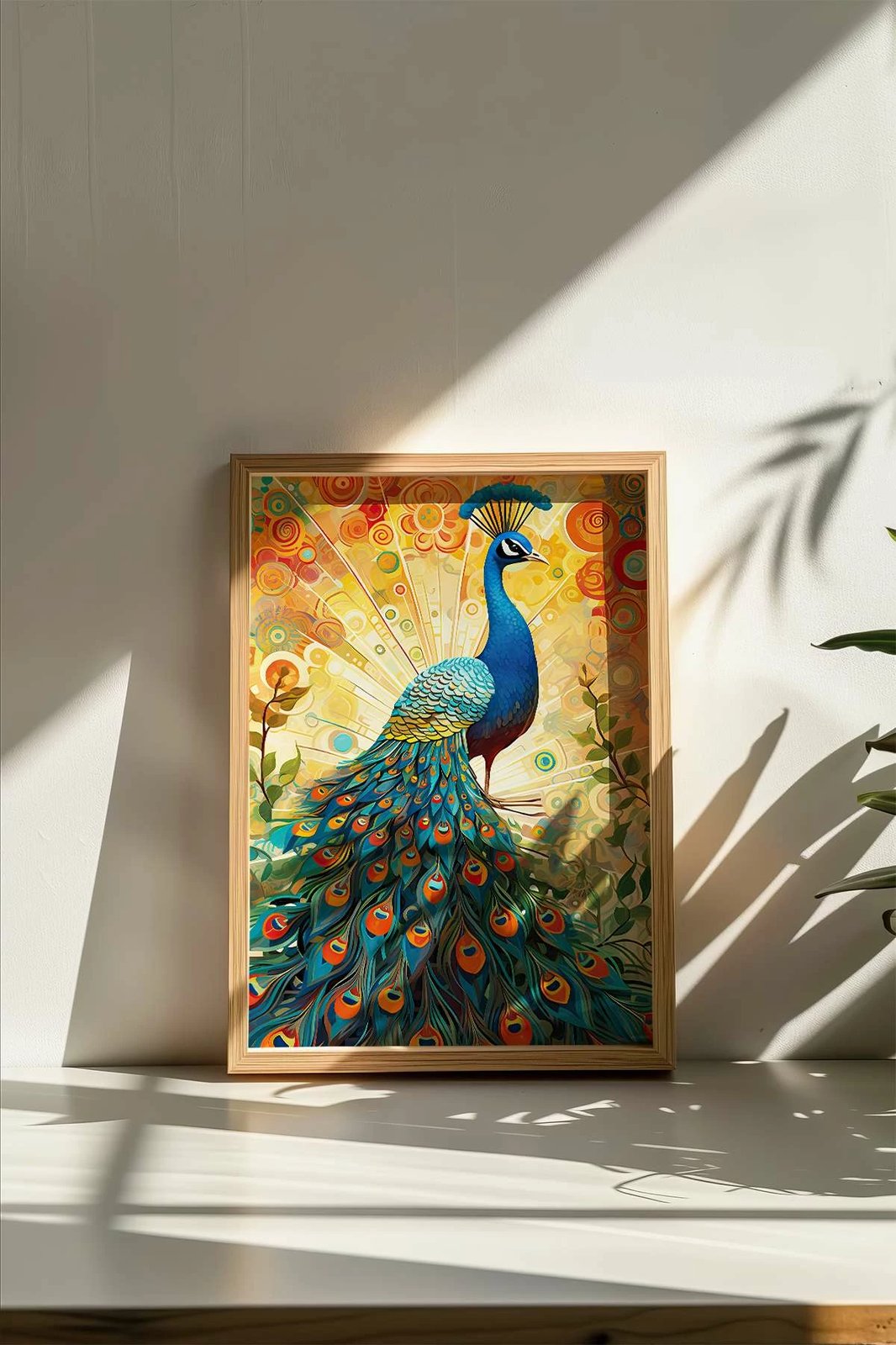 Pikturë dekorative me kornizë, shumëngjyrëshe, Wallity, Mscartmdl25, 33x48cm