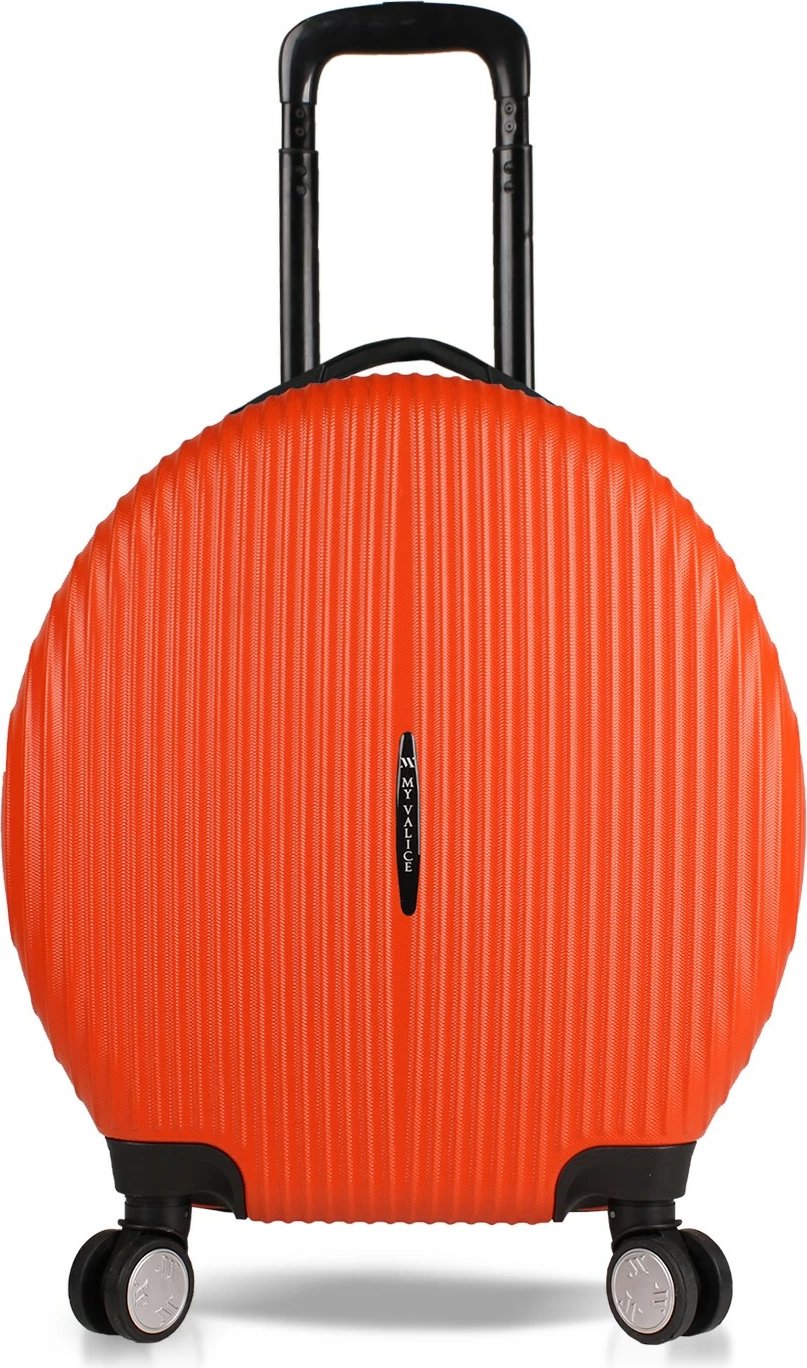 Valixhe udhëtimi, ngjyrë portokalli, Zoozie Bags, 53x43x27 cm