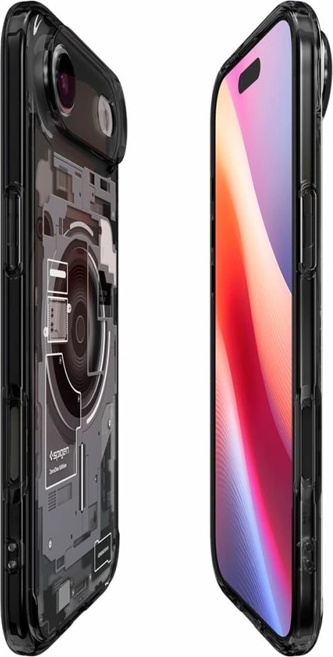 Mbështjellës Spigen Ultra Hybrid MagSafe për iPhone 17 Air, i zi