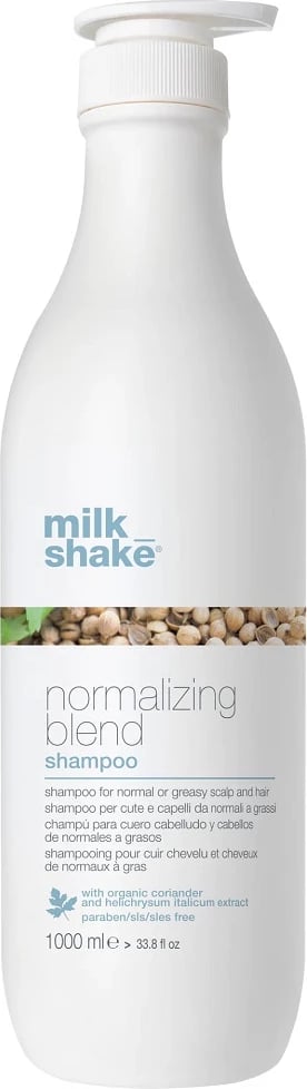 Shampon për flokë të yndyrshëm Milk Shake Normalizing Blend 1000ml