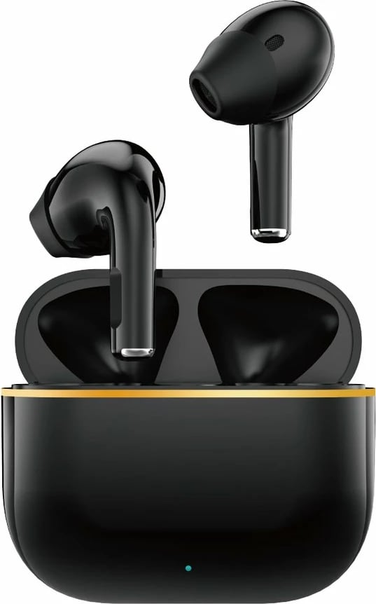Kufje TWS Dudao U15H, Bluetooth 5.1, të zeza, me kuti karikimi