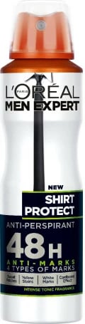 Deodorant spray për meshkuj L'Oréal Paris Men Expert Shirt Protect, 150ml