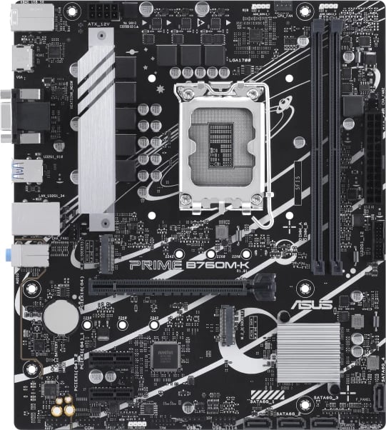 Pllakë amë Asus PRIME B760M-K 90MB1FI0-M1EAY0 microATX, chipset B760, e zezë