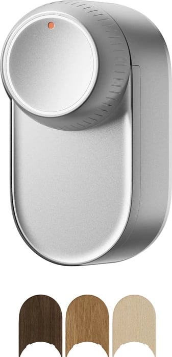 Kyç dere smart, SwitchBot, Lock Ultra W5600000S, Wi‑Fi + Bluetooth, HomeKit/Google/Alexa/IFTTT, argjendtë