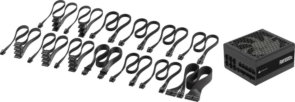 Furnizues I rrymës CORSAIR RMx Series RM1000x - 1000W - 80 PLUS Gold