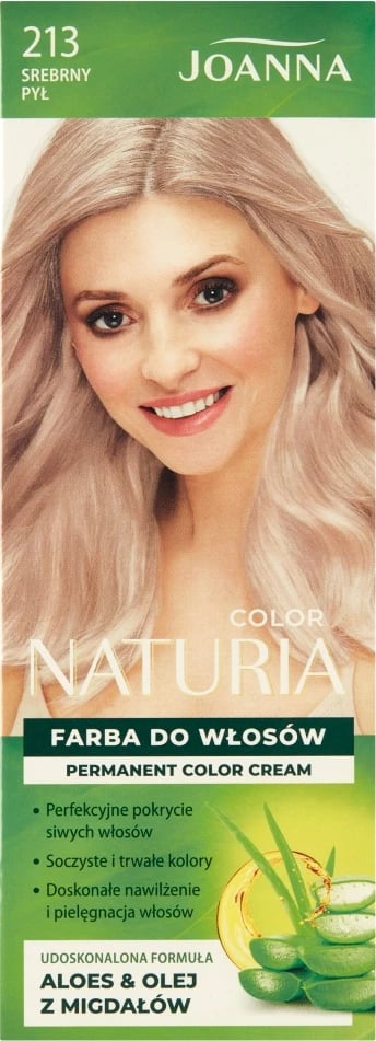 Ngjyrë për flokë për femra Joanna Naturia Color 213 Silver Dust