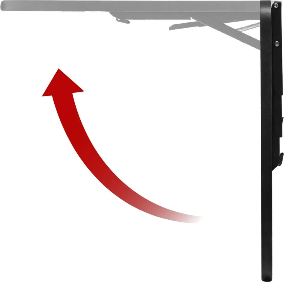 Raft i palosshëm muror, Maclean MC-128 B, 100x40 cm, ngarkesë 50 kg, i zi