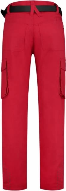 Pantallona Pune Malfini Twill për Meshkuj dhe Femra, të kuqe