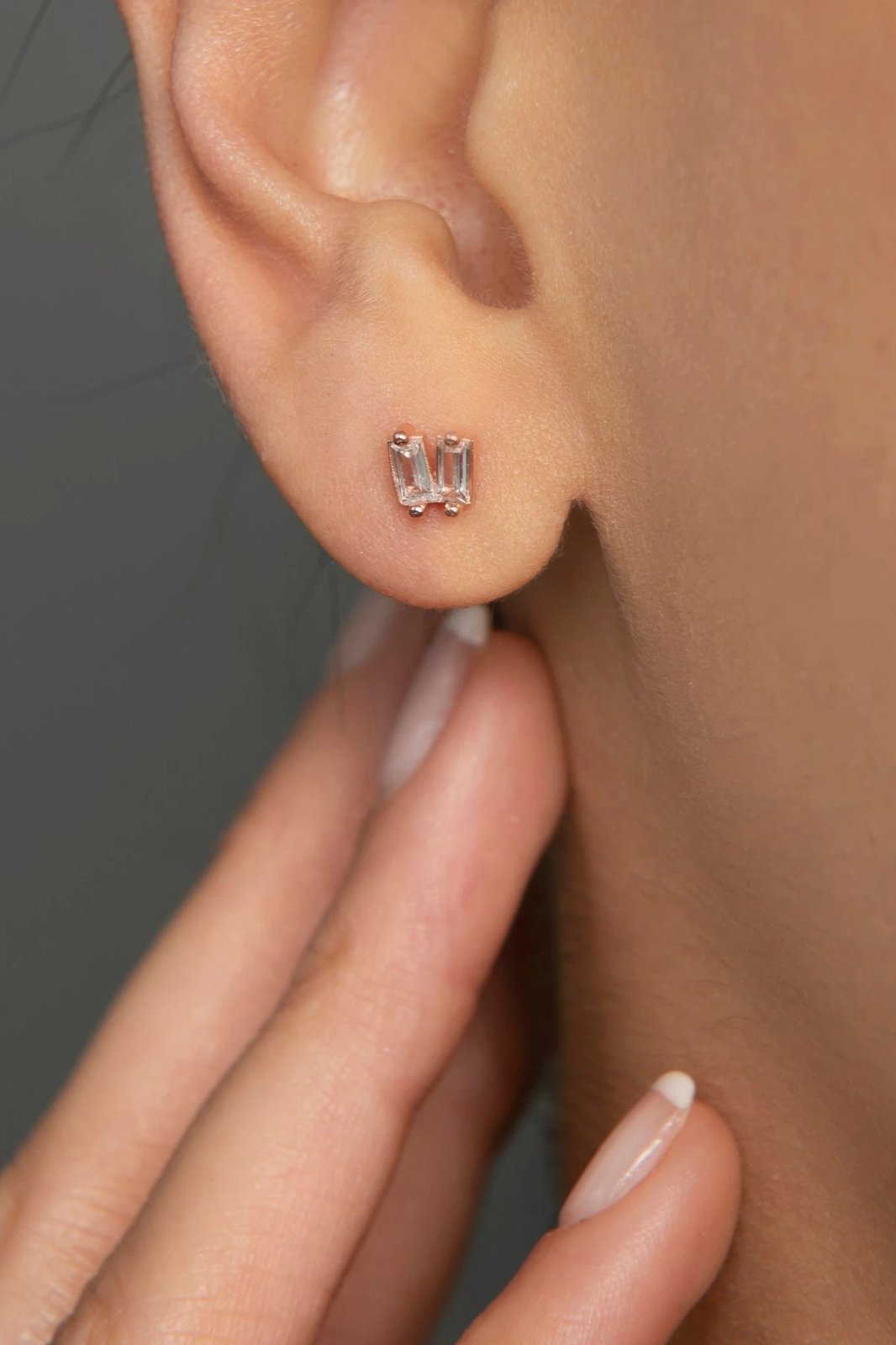 Vathë argjendi Elika, ngjyrë rozë ari, FA182897R