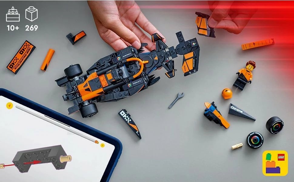 Set ndërtimi LEGO McLaren F1® Team MCL38, 269 pjesë, shumëngjyrësh