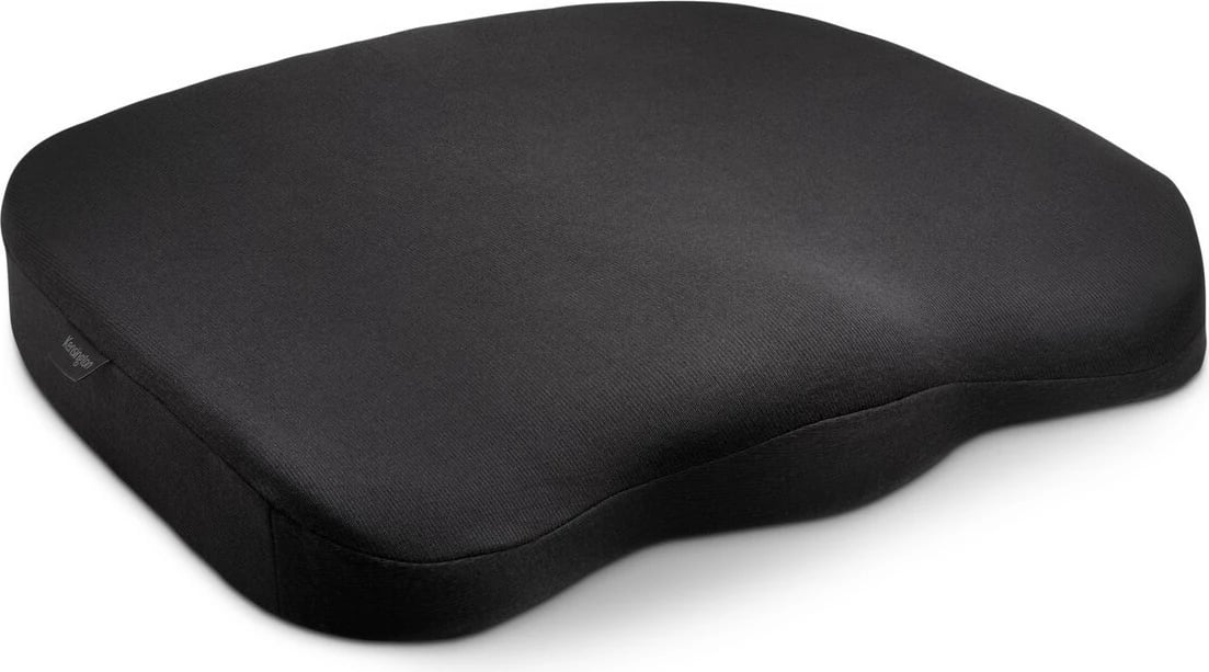 Jastëk ulëse memory foam Kensington, i zi, 442mm