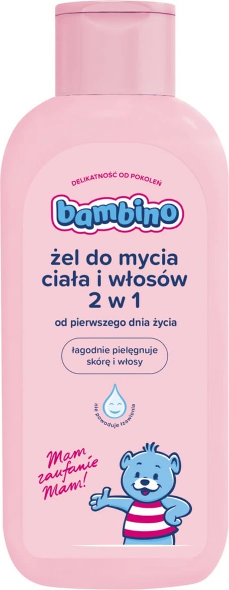Xhel për trup dhe flokë për fëmijë Bambino, 400ml