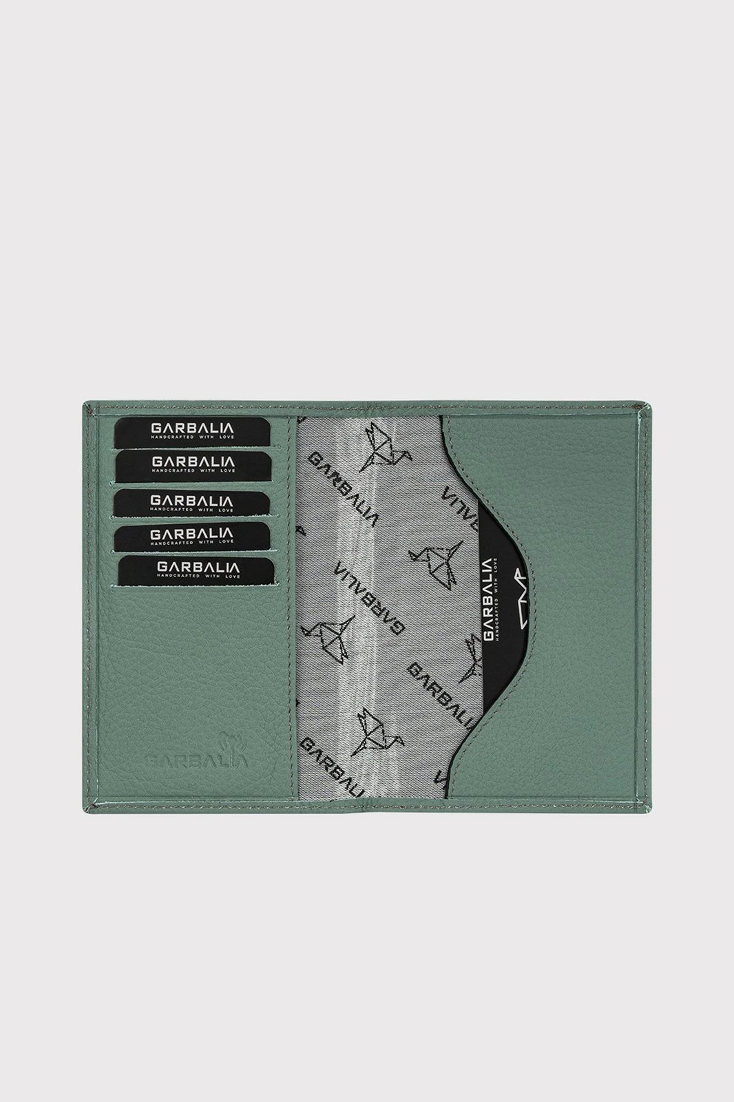 Portofol unisex, ngjyrë jeshile deti, Zoozie Bags, Passcase