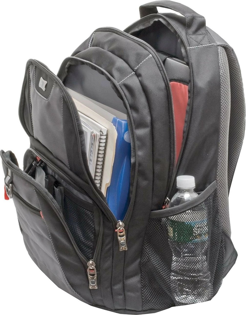 Çantë shpine Wenger Pillar për laptop 15.6 inç, e zezë/gri