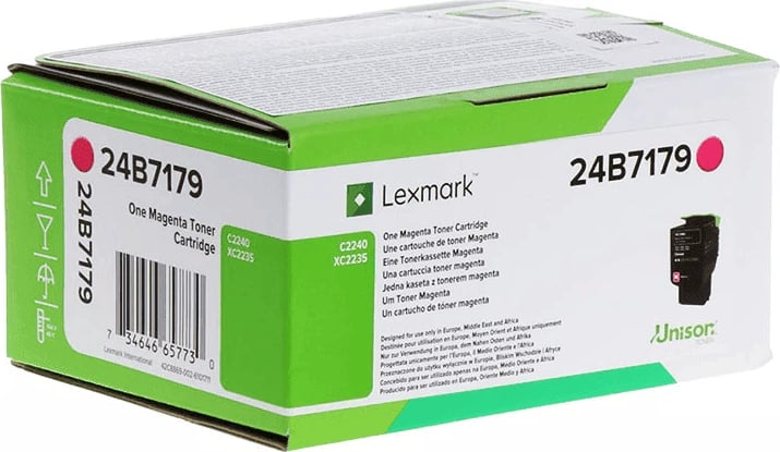 Toner, Lexmark 24B7179, kapacitet 6000 faqe, standard, magenta