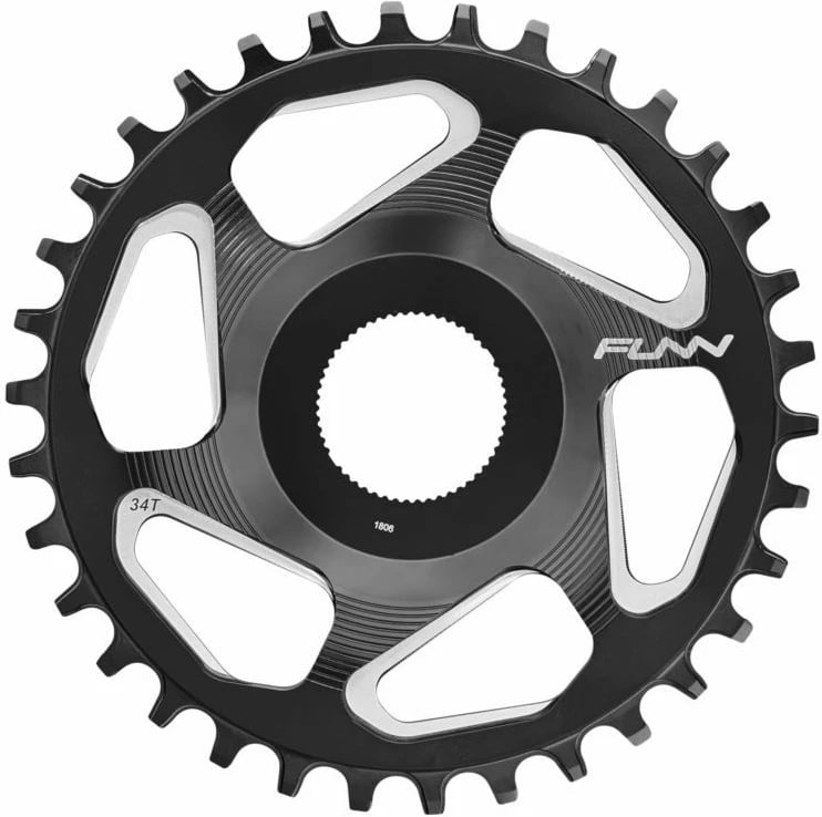 Disk crankset për biçikletë FUNN, i zi
