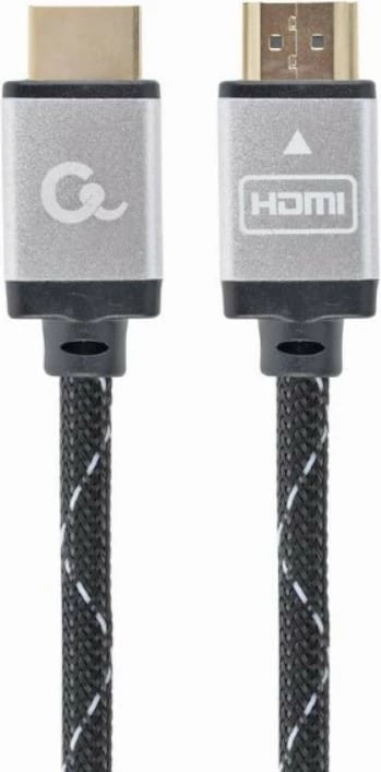 Kabllo HDMI Gembird CCB-HDMIL-5M, 5m, High Speed me Ethernet, E zezë/Argjend