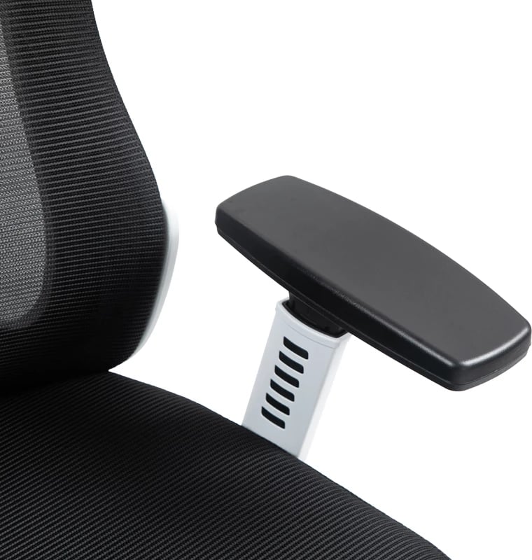 Karrige për zyre Andrew, e zezë/e bardhë