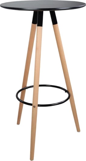 Stend për karrige për bar Tonia FH0117.02, e zezë, 60x105 cm