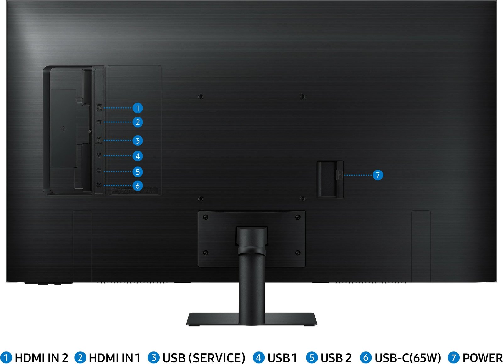Monitor Samsung M70D, 43", 4K Ultra HD, LCD, i zi