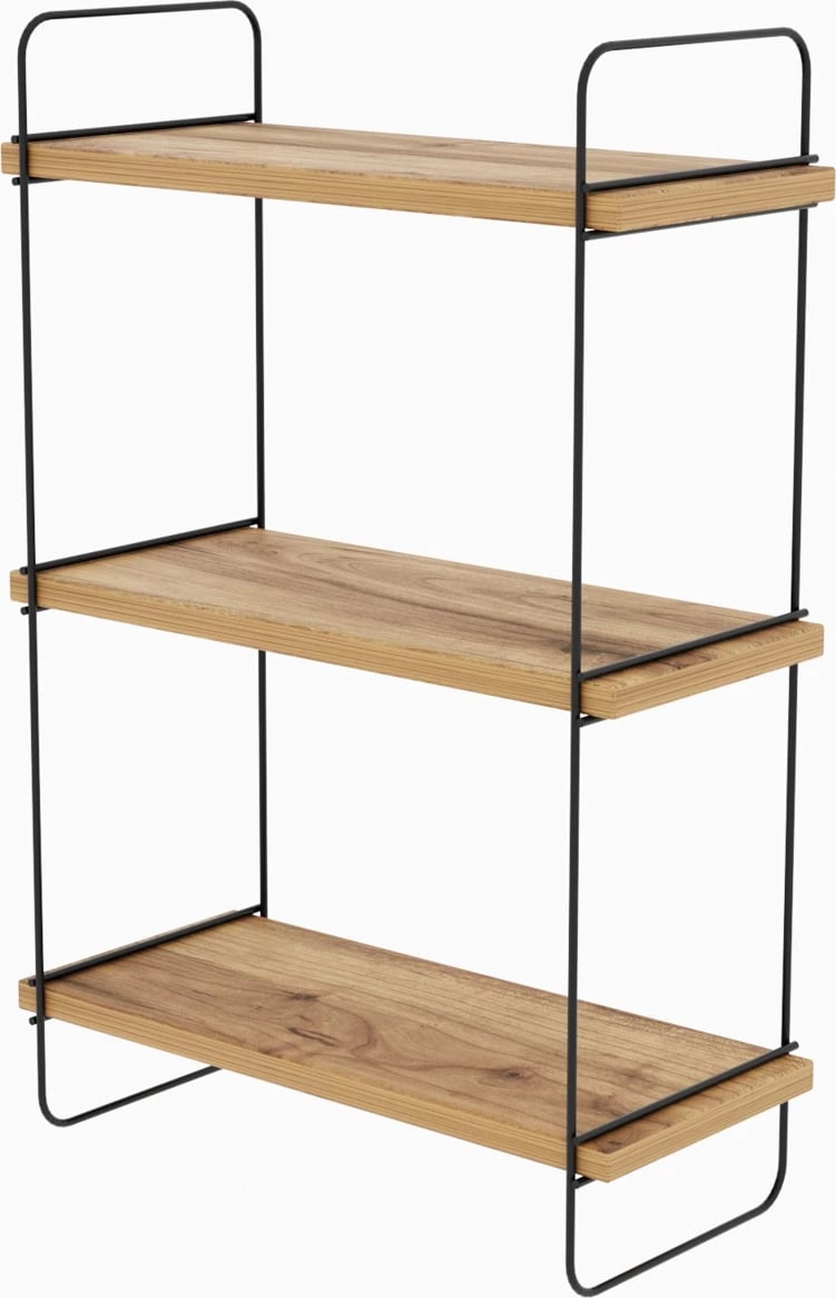 Raft muri industrial, ngjyrë Atlantic Pine, Hanah Home Pulalis, 40x66x20 cm