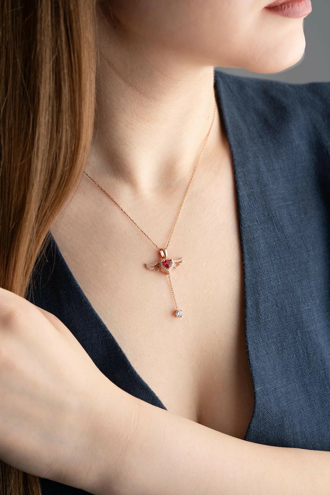 Varëse argjendi Jumeon, ngjyrë ari rozë dhe e kuqe, NRZ999466