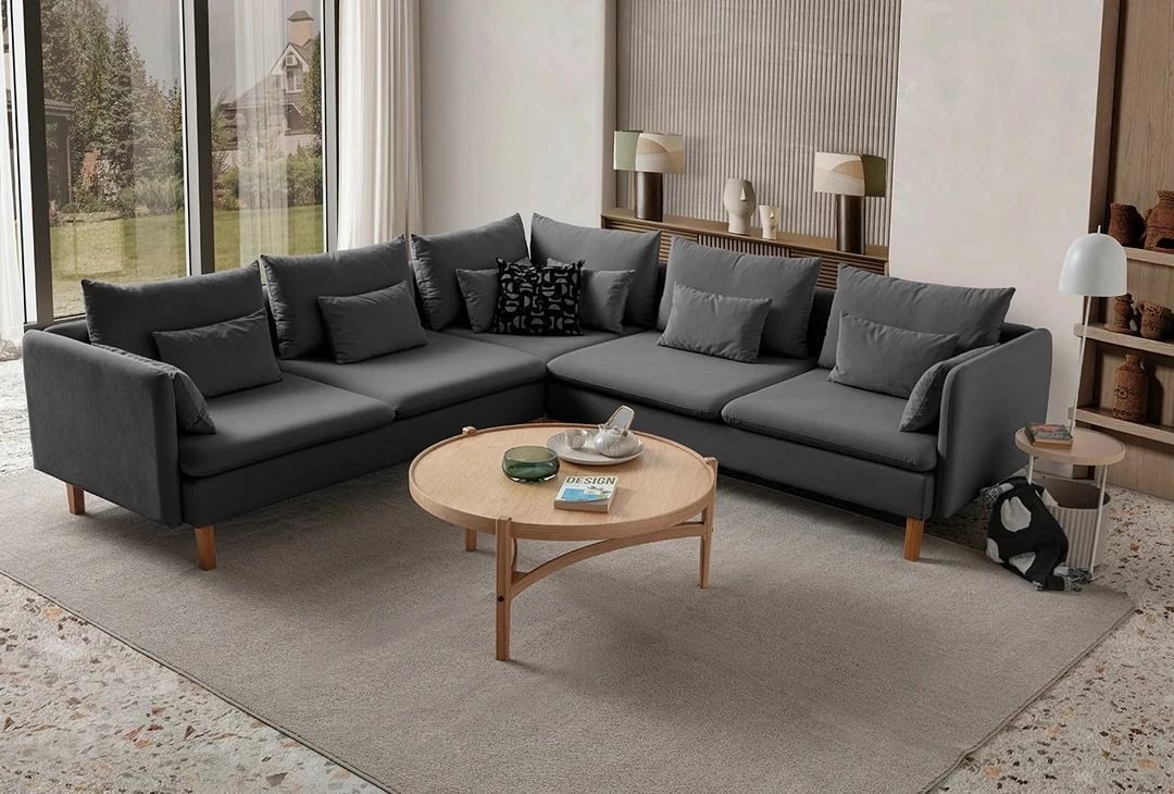 Këndare Flexy L, ngjyrë antracit, Atelier del Sofa