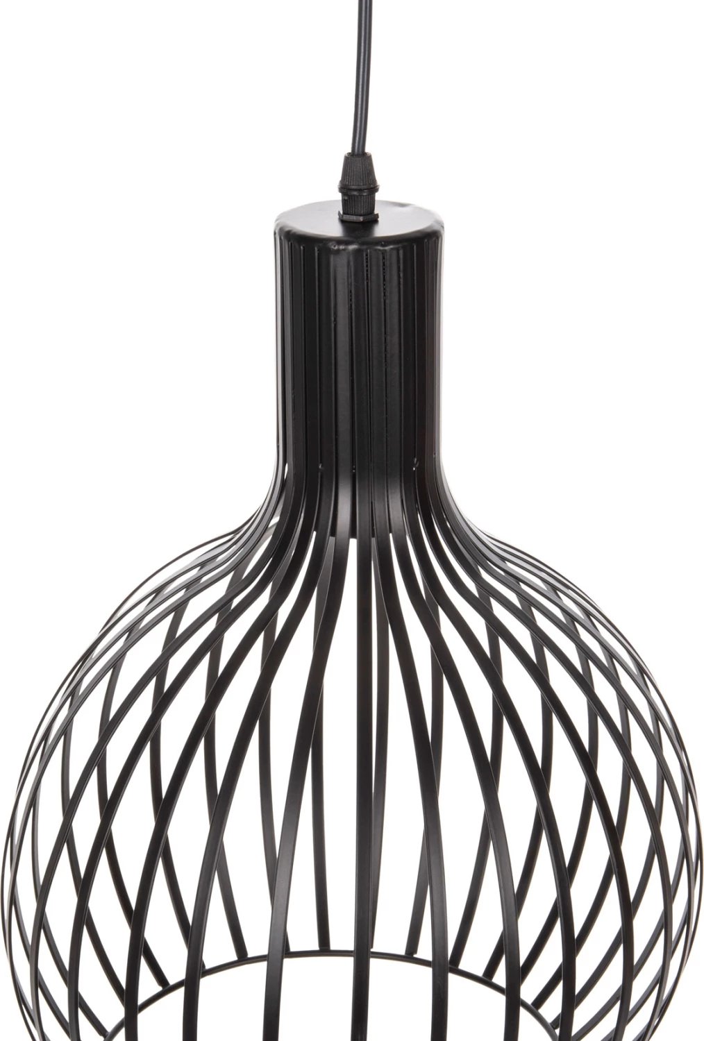 Llambë varëse tavani, kapak metali i zi, FH4164, Φ28x138H cm