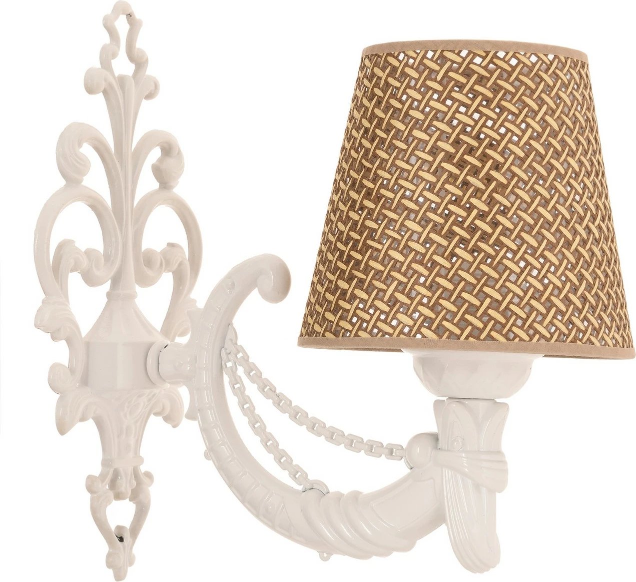 Llambë muri Opviq Gloria Hazeran, natyrale, e bardhë