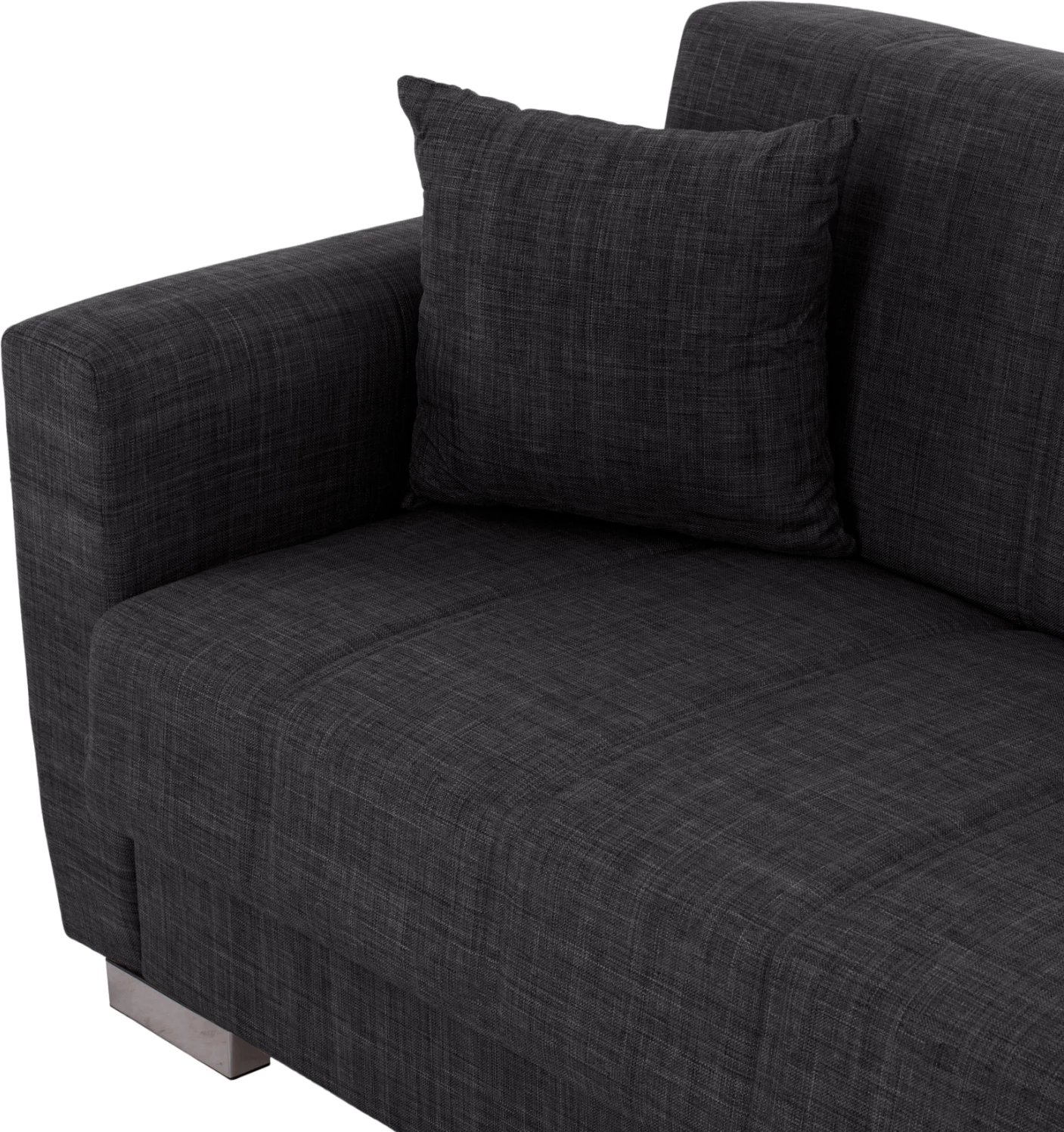 Divan 2-vendësh, shtrat, gri, FH3241.03, 150x84x88 cm