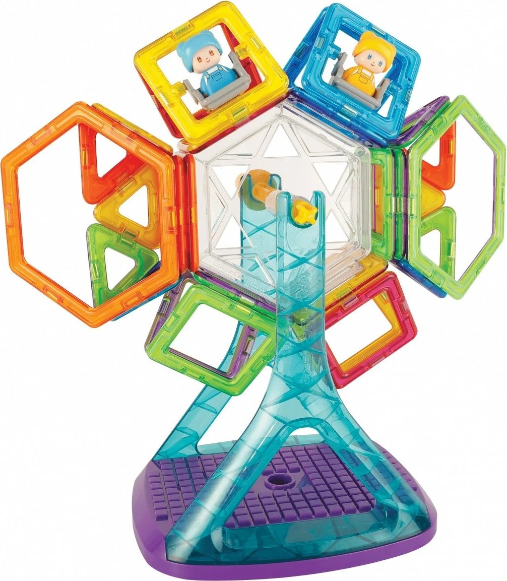 Set lodrash magnetike Magformers Creator 48 pjesë, shumëngjyrëshe