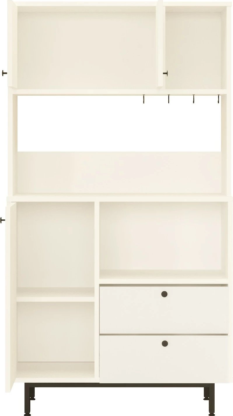 Dollap multifunksional, ngjyrë e bardhë, Skye Decor, RE3-W