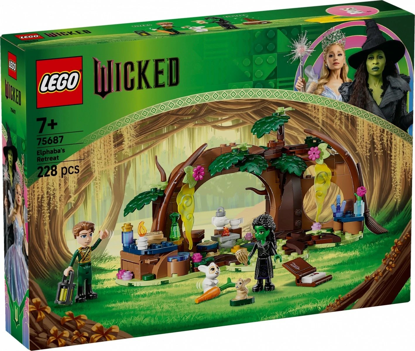 Set ndërtimi, LEGO Wicked, 75687 Elphaba Hideout, 228 copë, plastikë, 7+ Set ndërtimi, LEGO Wicked, 75687 Elphaba Hideout, 228 copë, plastikë, 7+