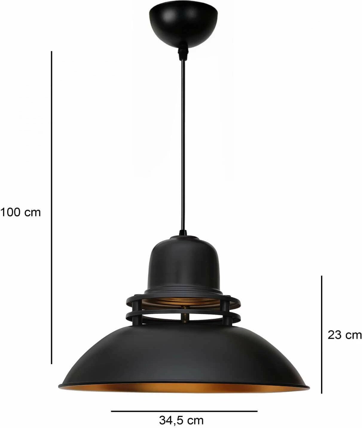 Llambë tavani Opviq, 241753, ngjyrë e zezë Llambë tavani Opviq, 241753, ngjyrë e zezë