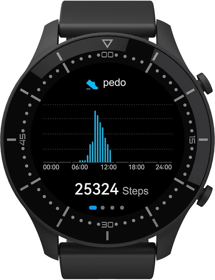 Smartwatch Media-Tech ACTIVEBAND GENUA MT870, 1.3", Bluetooth Calling, e zezë